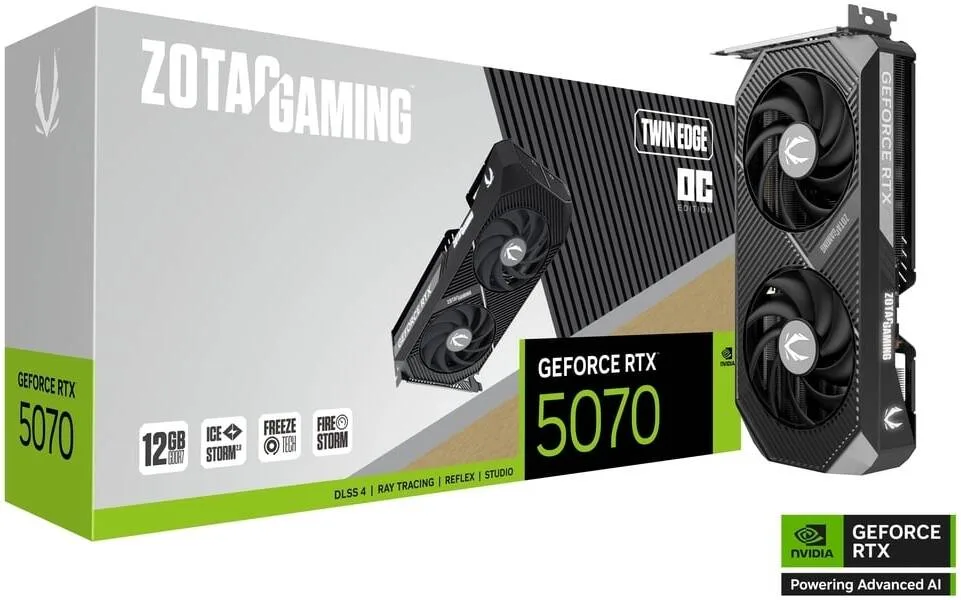 ZOTAC GAMING RTX 5070 Twin Edge OC 12GB